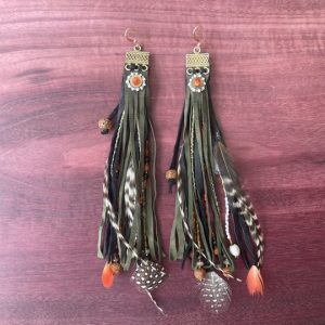 Predator Prey Earrings - Caiman